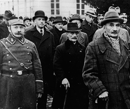 Deportation jüdischer Männer nach der Reichspogromnacht am 10. November 1938
